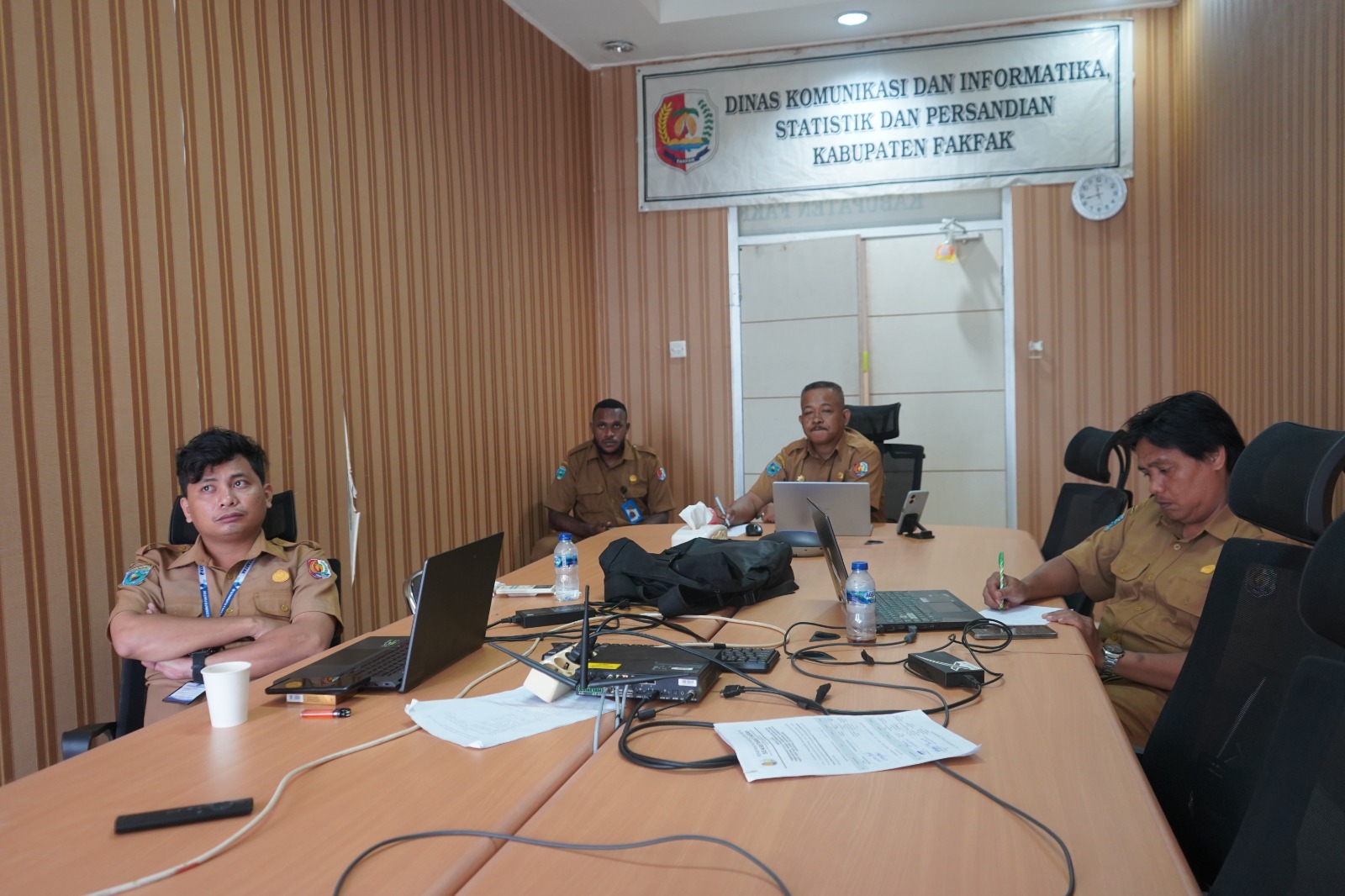 Plt Diskominfo Fakfak Ikuti Asistensi Perlindungan Data Bersama BSSN